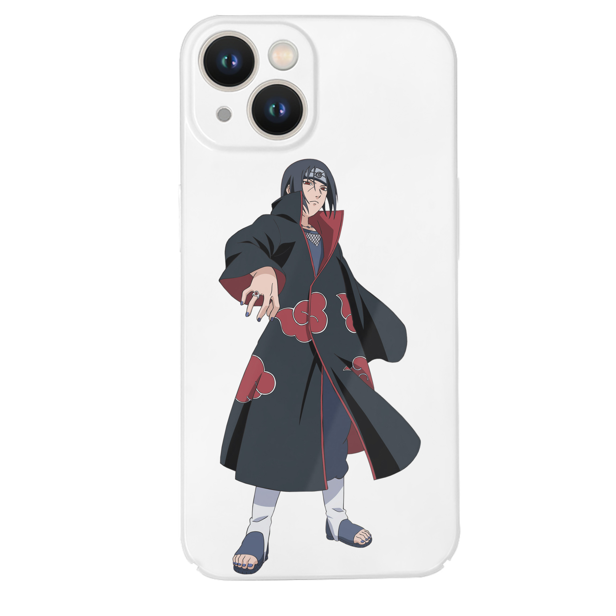 （画像用） NARUTO -ナルト- うちは イタチ Uchiha Itachi 【iPhone 14シリーズ対応】ハードケース